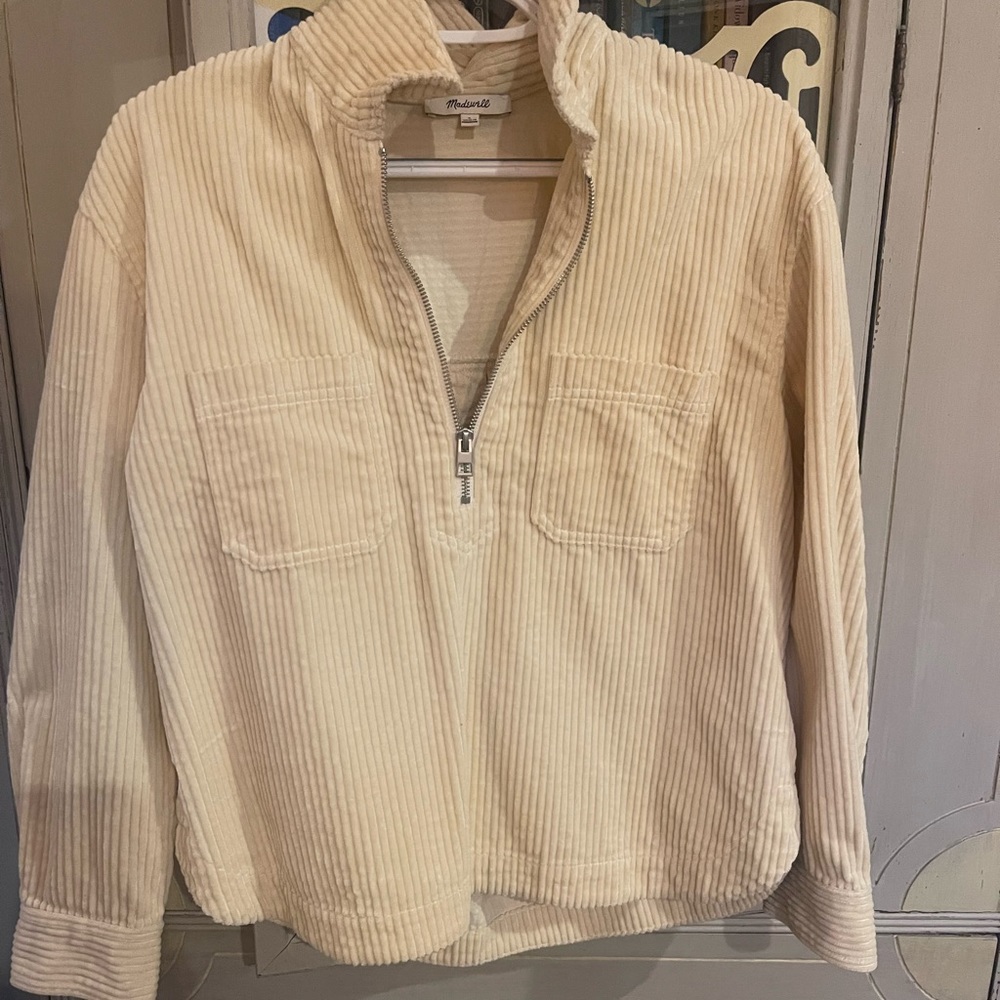 Madewell Quarter Zip Sweater